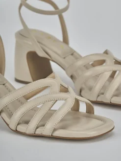 Discount Sandali tacco 6cm pelle Donna Sandali Tacco Alto