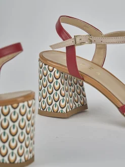 Online Sandali tacco 7cm pelle Donna Sandali Tacco Alto