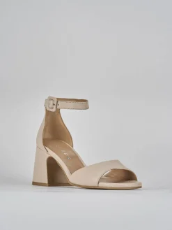 Hot Sandali tacco 7cm pelle Donna Sandali Tacco Alto