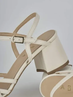 Best Sandali tacco 5cm pelle Donna Sandali Tacco Alto