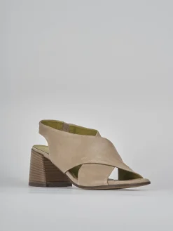 Outlet Sandali tacco 5cm pelle Donna Sandali Tacco Alto