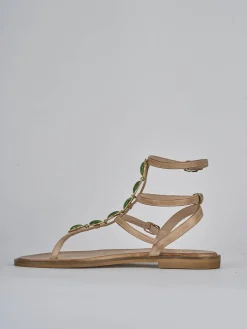 Best Sandali tacco 1cm pelle Donna Sandali Tacco Basso