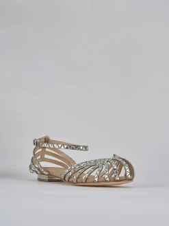 Sale Sandali tacco 1cm pelle Donna Sandali Tacco Basso