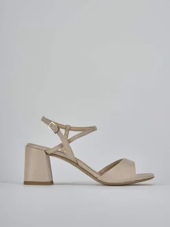 Sandali tacco 9cm pelle Donna Sandali Tacco Alto
