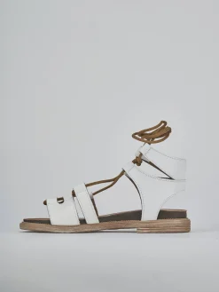 Clearance Sandali tacco 1cm pelle Donna Sandali Tacco Basso