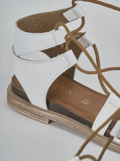 Clearance Sandali tacco 1cm pelle Donna Sandali Tacco Basso