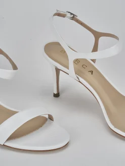 Hot Sandali tacco 7cm pelle Donna Sandali Tacco Alto