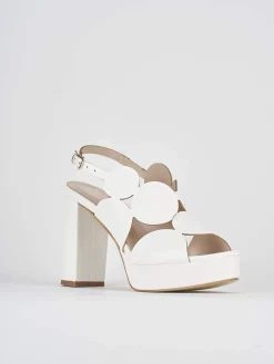 Sale Sandali tacco 9cm pelle Donna Sandali Tacco Alto