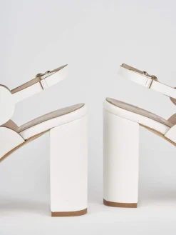 Sale Sandali tacco 9cm pelle Donna Sandali Tacco Alto