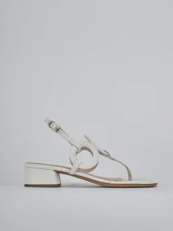 Best Sandali tacco 3cm pelle Donna Sandali Tacco Basso