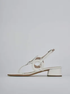 Best Sandali tacco 3cm pelle Donna Sandali Tacco Basso