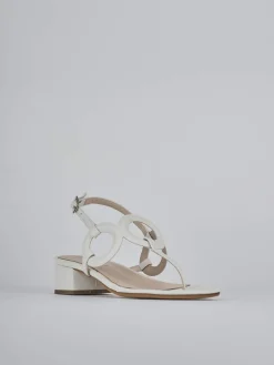 Best Sandali tacco 3cm pelle Donna Sandali Tacco Basso