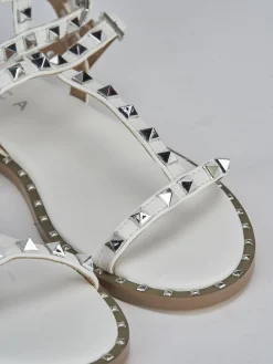 Best Sandali tacco 1cm pelle Donna Sandali Tacco Basso