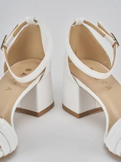 Hot Sandali tacco 5cm pelle Donna Sandali Tacco Alto