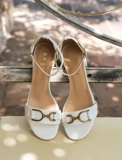 Hot Sandali tacco 5cm pelle Donna Sandali Tacco Alto