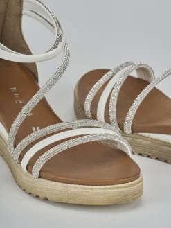 Best Sandali tacco 2cm pelle Donna Sandali Tacco Basso