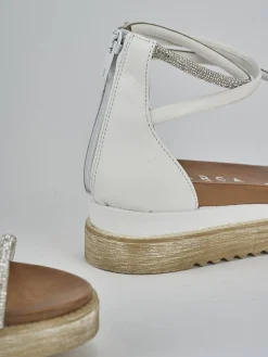 Best Sandali tacco 2cm pelle Donna Sandali Tacco Basso