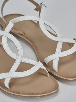 Sale Sandali tacco 1cm pelle Donna Sandali Tacco Basso