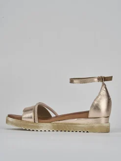 Sale Sandali tacco 2cm pelle Donna Sandali Tacco Basso