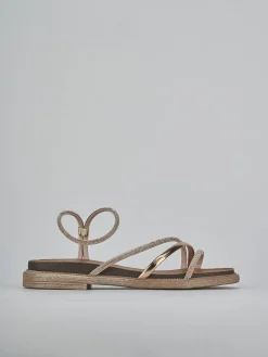 Discount Sandali tacco 2cm pelle Donna Sandali Tacco Basso