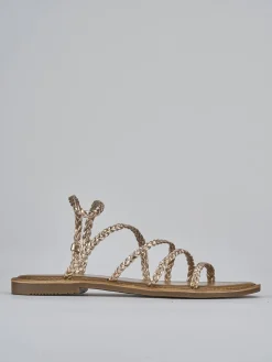 Discount Sandali tacco 1cm pelle Donna Sandali Tacco Basso