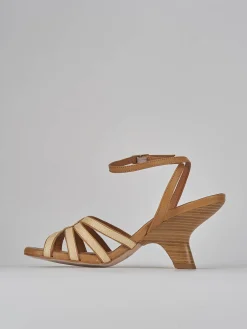 Clearance Sandali tacco 8cm pelle Donna Sandali Tacco Alto