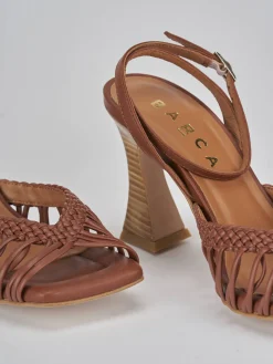 Hot Sandali tacco 8cm pelle Donna Sandali Tacco Alto