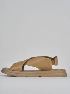 Clearance Sandali tacco 2cm pelle Donna Sandali Tacco Basso