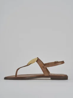 Discount Sandali tacco 1cm pelle Donna Sandali Tacco Basso