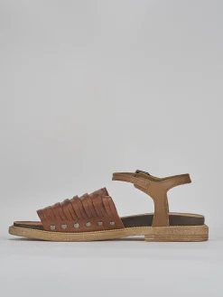 Discount Sandali tacco 1cm pelle Donna Sandali Tacco Basso