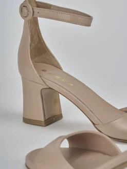 Sale Sandali tacco 5cm pelle Donna Sandali Tacco Alto