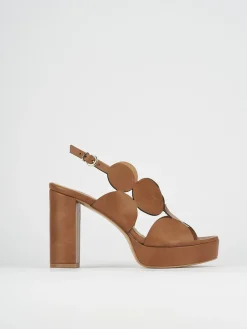 Hot Sandali tacco 9cm pelle Donna Sandali Tacco Alto