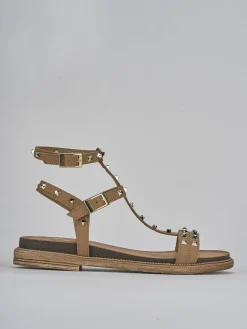 Discount Sandali tacco 1cm pelle Donna Sandali Tacco Basso