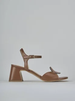 Clearance Sandali tacco 5cm pelle Donna Sandali Tacco Alto