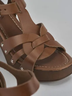 Online Sandali tacco 9cm pelle Donna Sandali Tacco Alto