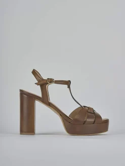 Hot Sandali tacco 9cm pelle Donna Sandali Tacco Alto
