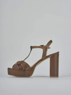 Hot Sandali tacco 9cm pelle Donna Sandali Tacco Alto