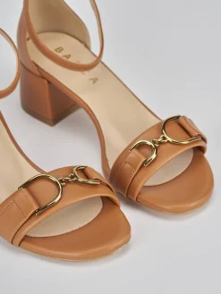 Sandali tacco 5cm pelle Donna Sandali Tacco Alto