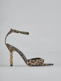 Sale Sandali tacco 8cm pelle Donna Sandali Tacco Alto