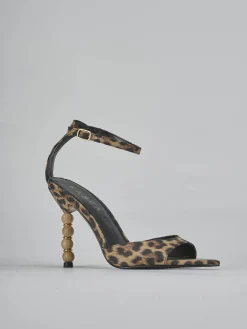 Sale Sandali tacco 8cm pelle Donna Sandali Tacco Alto