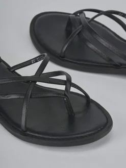 Best Sandali tacco 1cm pelle Donna Sandali Tacco Basso