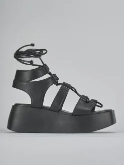 Clearance Sandali tacco 4cm pelle Donna Sandali Tacco Basso