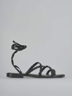 Sandali tacco 1cm pelle Donna Sandali Tacco Basso