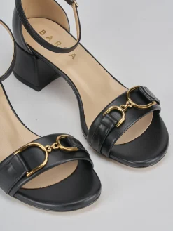 Online Sandali tacco 5cm pelle Donna Sandali Tacco Alto