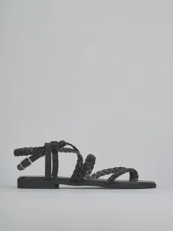 Clearance Sandali tacco 1cm pelle Donna Sandali Tacco Basso