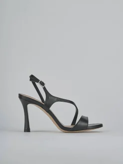 New Sandali tacco 9cm pelle Donna Sandali Tacco Alto