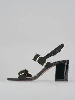 New Sandali tacco 8cm pelle Donna Sandali Tacco Alto