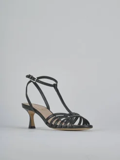 Hot Sandali tacco 5cm pelle Donna Sandali Tacco Alto