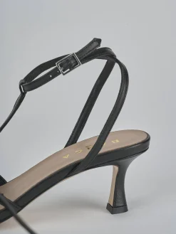 Hot Sandali tacco 5cm pelle Donna Sandali Tacco Alto