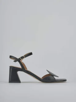 Hot Sandali tacco 5cm pelle Donna Sandali Tacco Alto